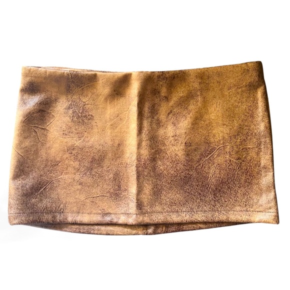 Urban Outfitters Logan Faux Leather Mini Skirt - Picture 2 of 6